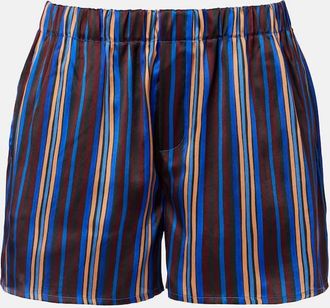 Asceno Shorts Franca in charmeuse di seta