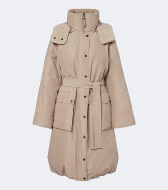 Brunello Cucinelli Monili hooded cotton-blend down coat