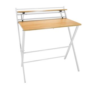 hjh OFFICE escritorio plegable Tabla de madera aglomerada con recubrimiento en