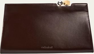 Jacquemus Le Salon Rond-Carre Leather Shoulder Bag
