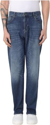 A|X Armani Exchange Jeans, Heren, Blauw, W38, Denim, Slim Fit Denim Jeans
