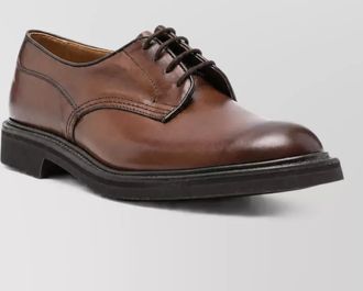 Trickers leather derby shoes