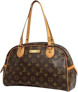 Louis Vuitton Pre-owned Handbags, female, Brown, Size: ONE SIZE Pre-owned Montorgueil PM Handbag