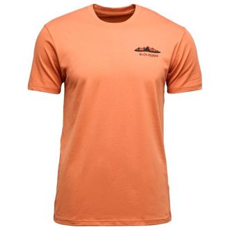 Black Diamond Mountainscape S/S Tee T-Shirt f&uuml;r Herren | orange