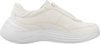 Geox Schoenen, Dames, Wit, 39 EU, Leer, Fluctis Sneaker