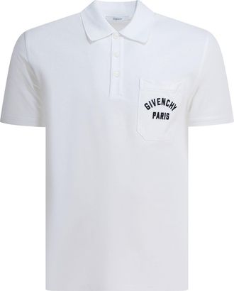 Givenchy Kurzärmliges Poloshirt aus Baumwolle von Givenchy