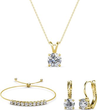 MYC-Paris Mia Ronde Vernice Sets - Goud en Kristal