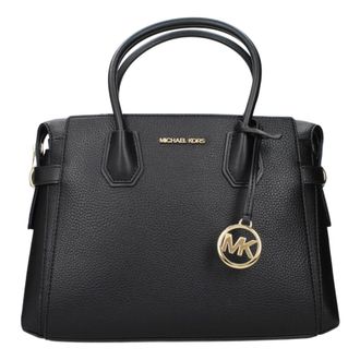 Michael Kors Tassen, Dames, Zwart, ONE Size, Leer, F85055 Handtas