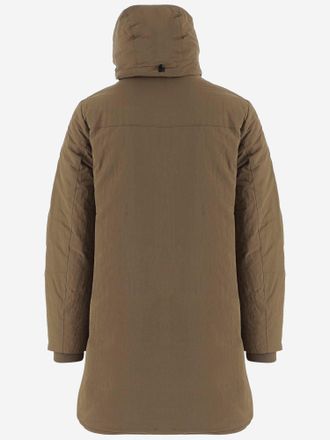 Outhere Cotton-Blend Technical Hooded Jacket - Brown