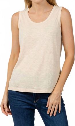 Elliott Lauren Sleeveless Tank Top - Plus In Oat
