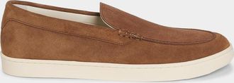 Brunello Cucinelli Men & apos;s Hybrid Venetian Suede Slip-Ons