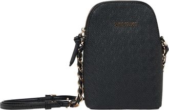 Carlo Colucci Stro-effect Mini Tas - Dames - Schoudertassen - Zwart - ONE Size - Tassen