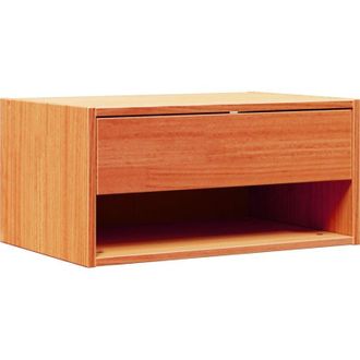 vidaXL Vidaxl - Bedside Table 2 pcs Wax brown 50 x 32.5 x 24 cm Solid pine wood