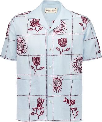 Baziszt short sleeve shirt - Blue