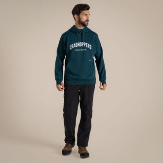 Craghoppers Heren Workwear Oulston Hoodie (Donker Ege&iuml;sch Blauw)