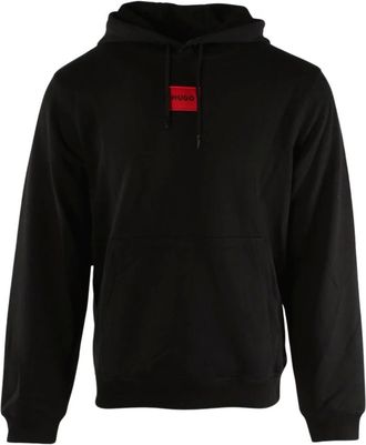 HUGO BOSS Hombre, Sudaderas, Negro, Talla: S