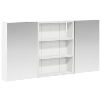 vidaXL Juego De Muebles De Ba&ntilde;o Con Estante 3 Pcs 100 X 10,5 X 50 Cm Vidaxl