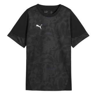 Puma Dames Teamcup Trainingsscheidsrechter Shirt (Zwart/Zilver)
