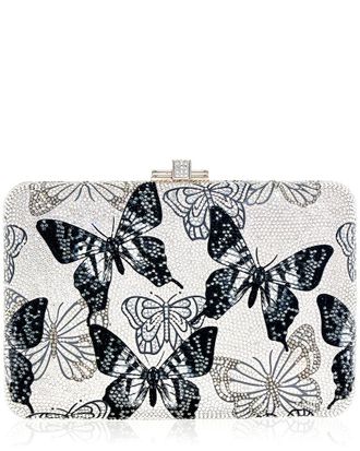 Judith Leiber Slim Crystal Clutch