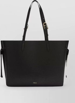 Furla genesi leather tote bag