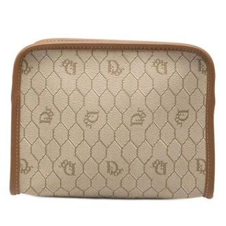 Dior Pre-owned Vintage Canvas Pouch - Dames - Pre-owned - Beige - Maat: ONE Size