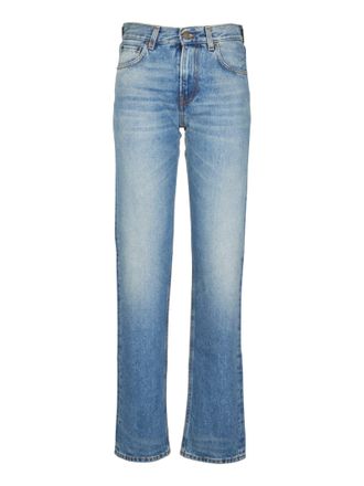 Haikure Buttoned Straight Jeans