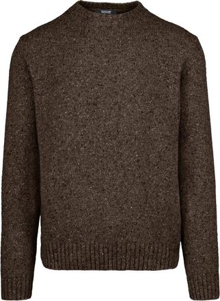 Bomboogie Maglione girocollo in lana - - Knitwear - Uomo - Marrone - M