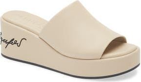 Karl Lagerfeld Catina Platform Wedge Sandal in Dusty Beige at Nordstrom Rack, Size 10