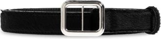 LI&Eacute; STUDIO The Georgia Wide Belt - Dames - Riemen - Zwart - 85 CM - Leer - Accessoires