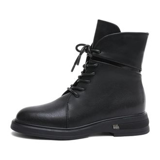 Cesare Gaspari Botas con cordones de cuero Ridgecraft - Shoes - Mujer - Negro - 39 EU