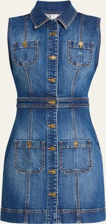 Ramy Brook Katalina Sleeveless Denim Mini Dress