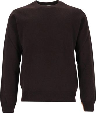 Paul Smith Cashmere trui met ronde hals - Heren - Cashmere truien - Bruin - L - Kasjmier - Truien & Vesten