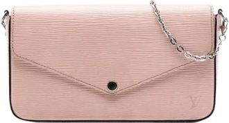 Louis Vuitton Pre-owned Pochette Felicie - Dames - Vintage Schoudertas - Roze - ONE Size - Leer - Vintage