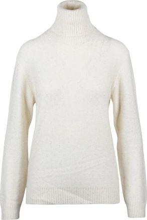 Fabiana Filippi Dolcevita Turtleneck - Dames - Coltruien - Wit - S - Wol - Truien & Vesten