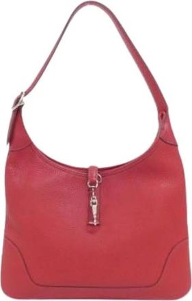 Herm&egrave;s Borsa a spalla Pre-owned Trim - - Pre-owned - Donna - Rosso - ONE SIZE