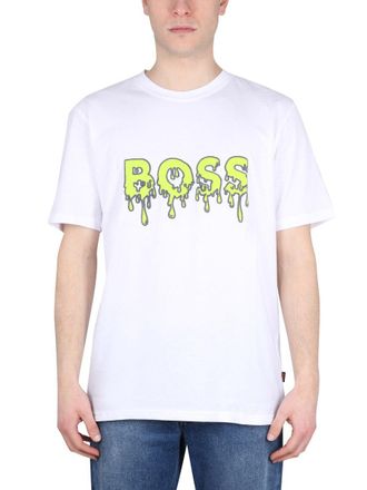HUGO BOSS T-Shirt mit Boss-Logo-Print