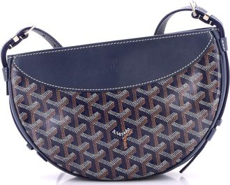 Goyard Hirondelle Shoulder Bag Coated Canvas and Leather