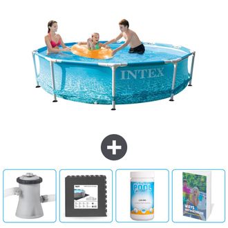 Intex Piscina Con Estructura Redonda - 305x76 Cm - 7-piezas Scb109