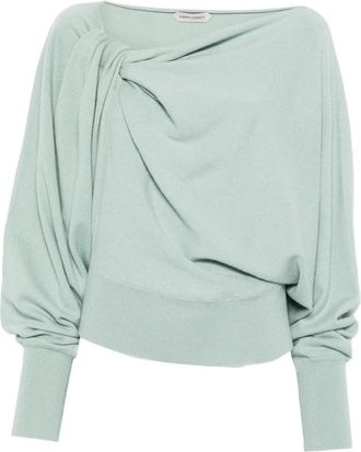 Alberta Ferretti Classic Knit Sweater with Design