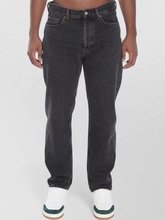 Saint Laurent mick straight leg denim five pocket trousers