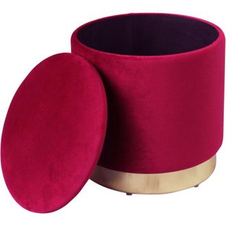 Milani Home Milani Home - lara - pouf rotondo in velluto