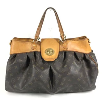 Louis Vuitton Brown Monogram Shoulder Bag Tote Bag (Pre-Owned)
