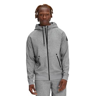 On Mens Zipped Hoodie In Grey