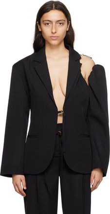 スーツ JACQUEMUS Women Suit Jackets 213JA1011333990 Black Jacquemus Outlet: Jacket woman - Black | Jacquemus blazer