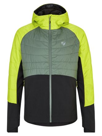 Ziener Funktionsjacke ZIENER NAKOS, Herren, Gr. 52, gr&uuml;n, Obermaterial: 1. 100% Polyester; 2. 80% Polyamid, 10% Wolle, 10% Elasthan;Futter: 100% Polyester;Wa