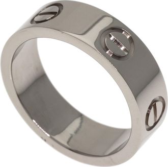 Cartier Love White Gold (18K) Band Ring (Pre-Owned)