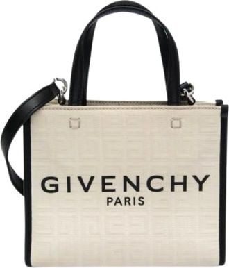 Givenchy Pre-owned Tote Bags, female, Beige, Size: ONE SIZE Pre-owned G Tote Mini Bag