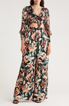 By Design Parisa Jumpsuit in Night Bloom at Nordstrom Rack, Size X-Large