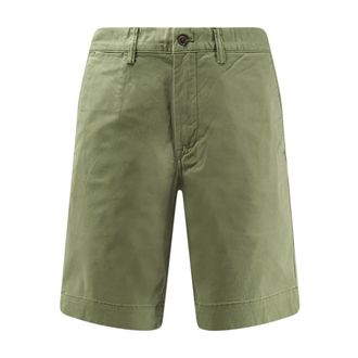 Polo Ralph Lauren Casual Shorts, male, Green, Size: W34 Bedford Flat Short