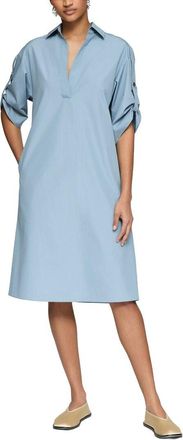 Lafayette 148 New York Tab Sleeve Popover Dress